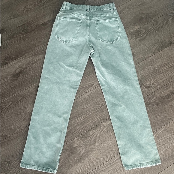 ZARA high wasted five buttons straight leg jeans - Picture 2 of 12